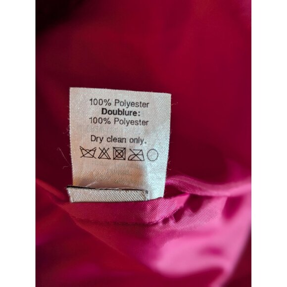 J.Crew Womens Bright Pink Mini Skirt Size 00 100% Polyester Pleated Design Dry C - Picture 5 of 5